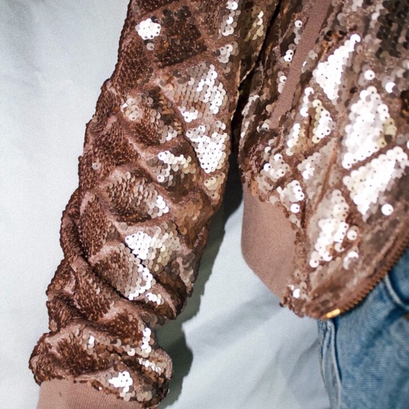 *SOLD* XXI Sequinned Jacket - Picture 8 of 10